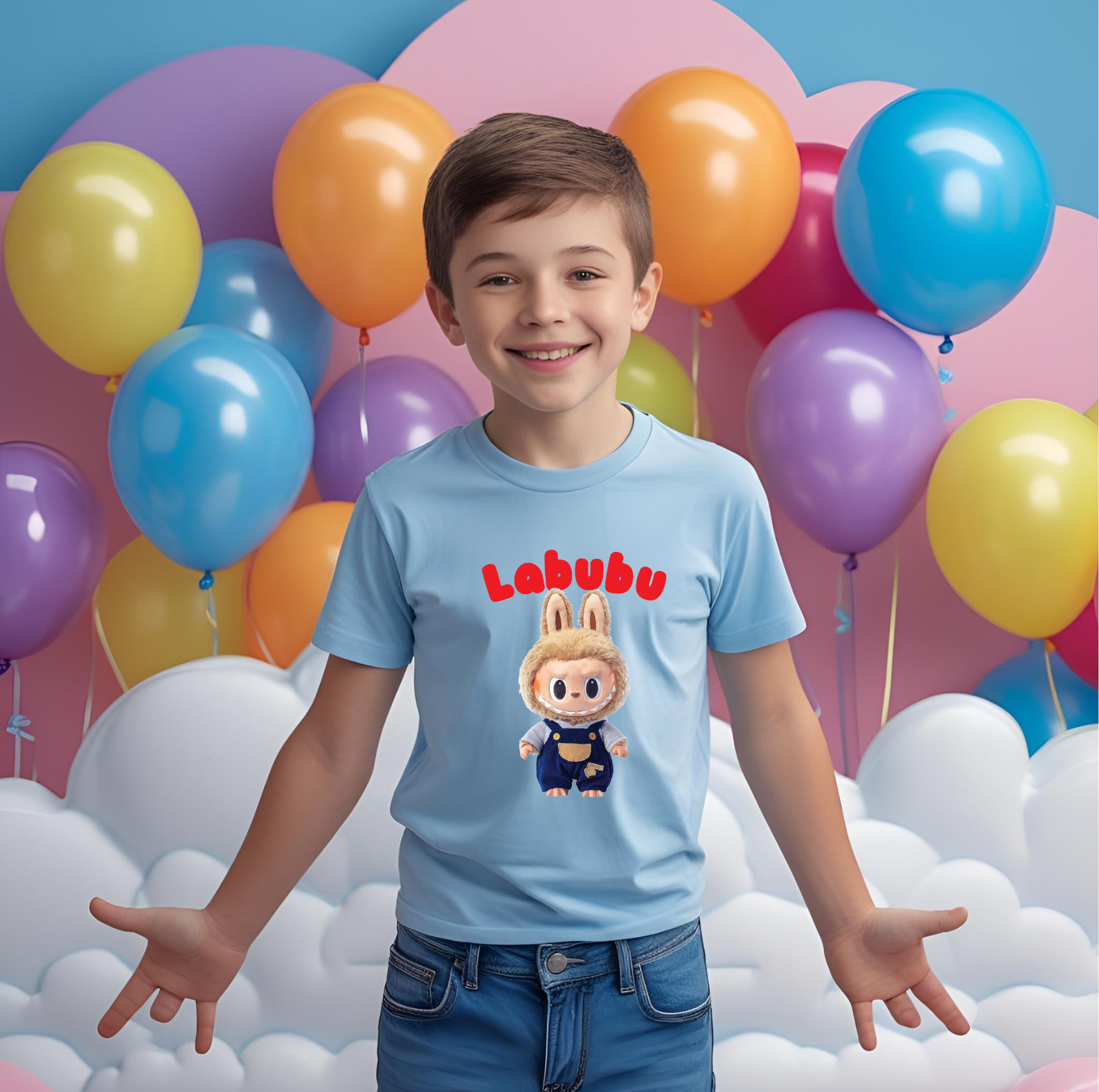 Labubu Print Boy's T-shirts