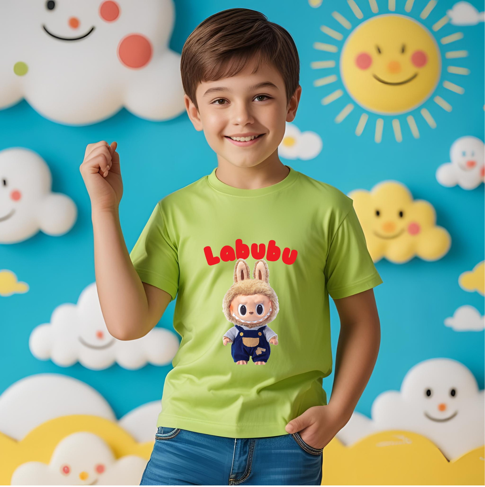 Labubu Print Boy's T-shirts