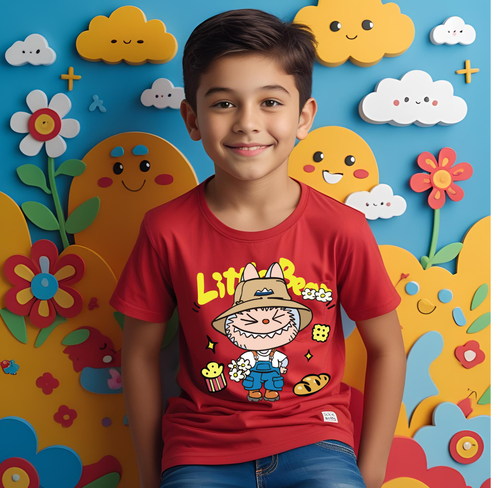 Boy's Labubu Print T-shirt