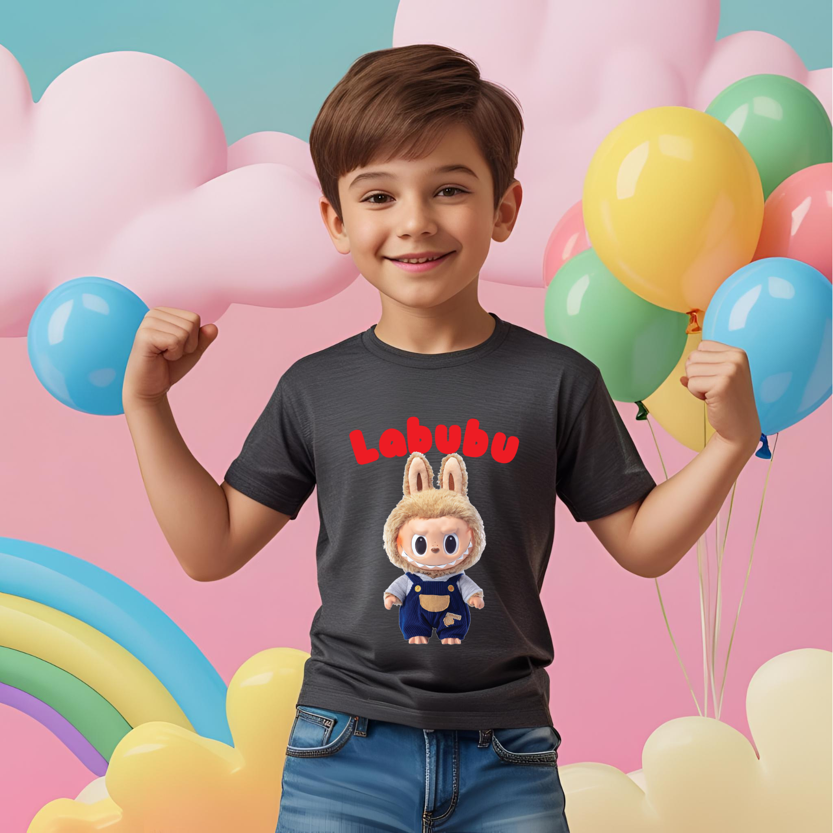 Labubu Print Boy's T-shirts