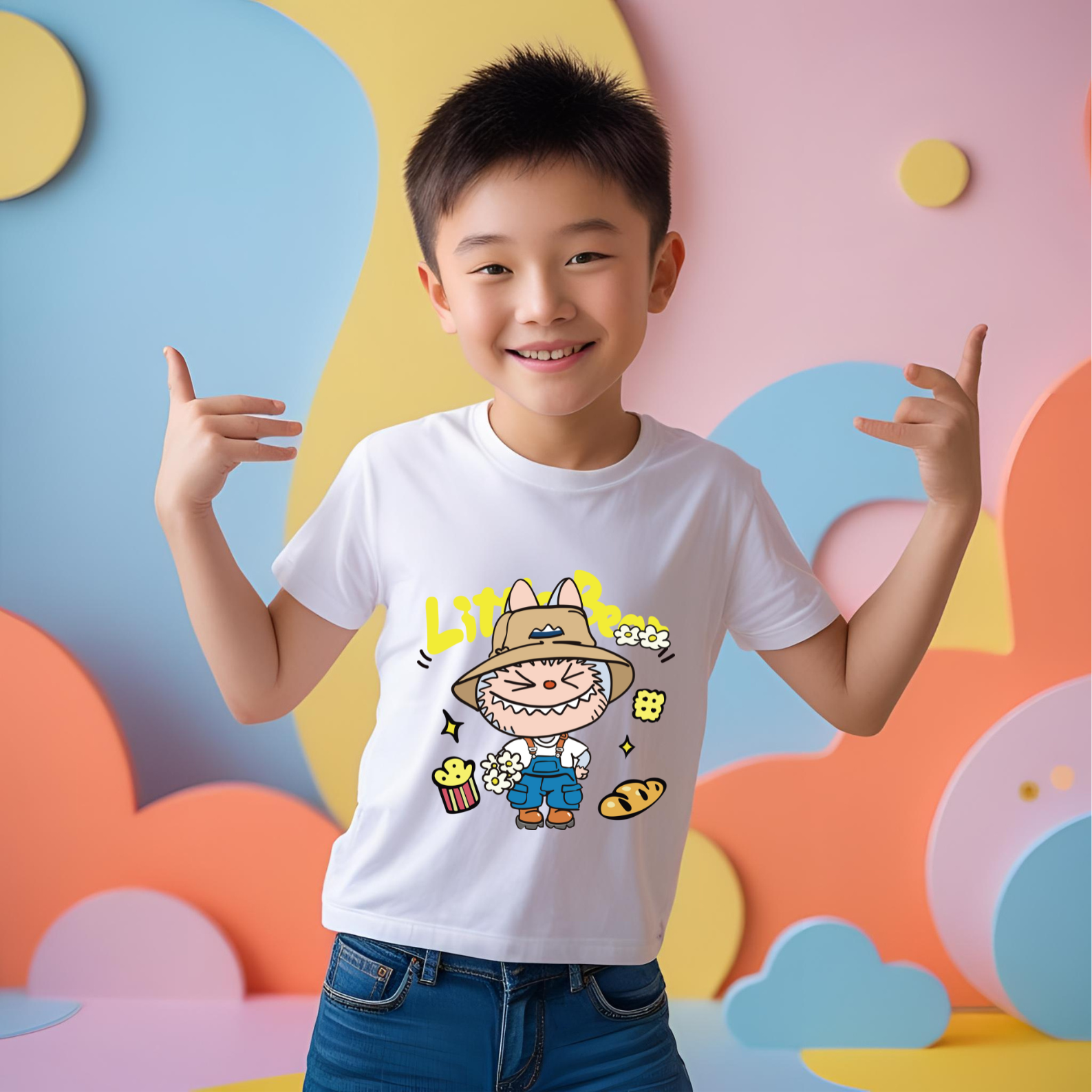 Boy's Labubu Print T-shirt