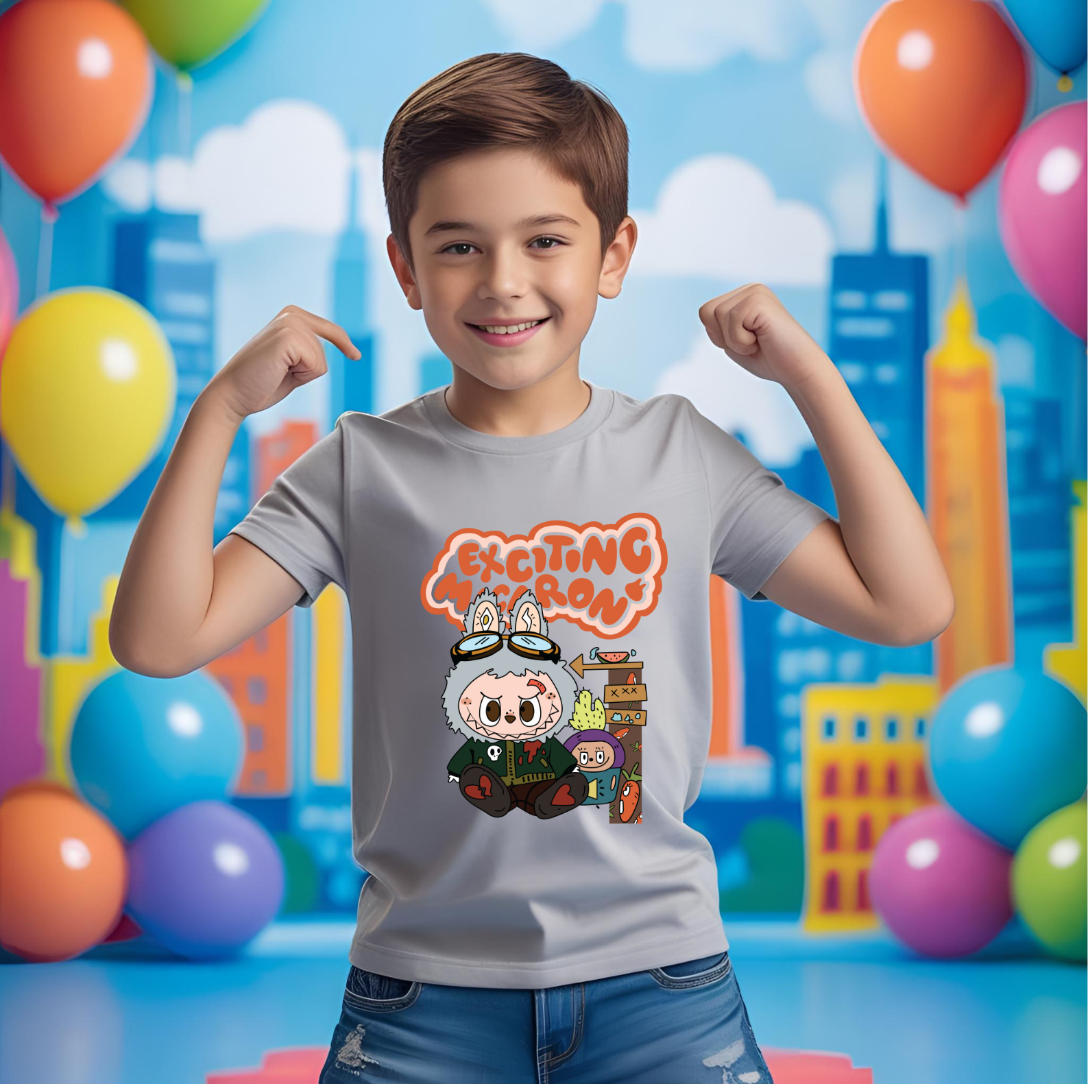 Boy's Labubu Print T-shirts