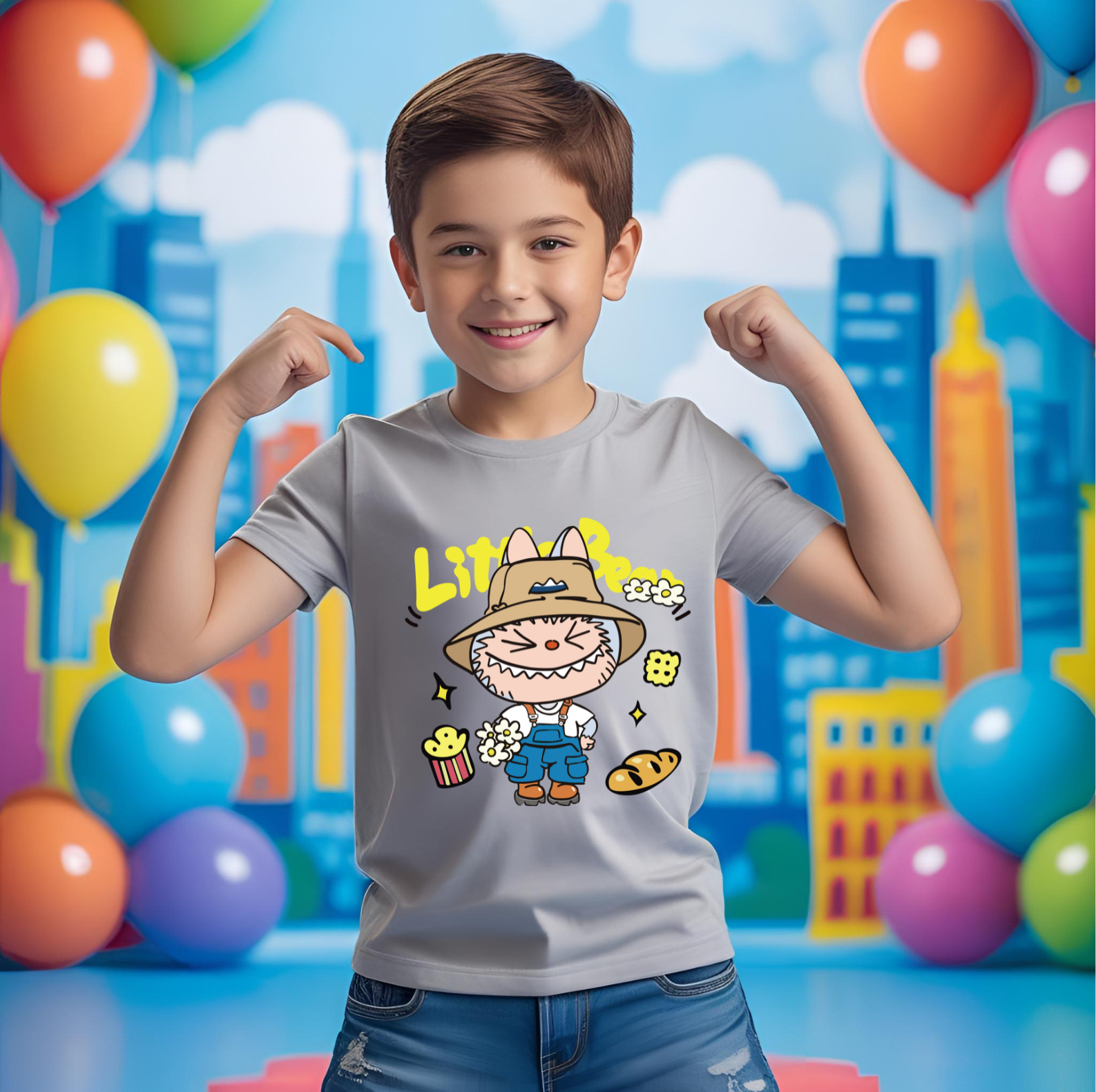Boy's Labubu Print T-shirt