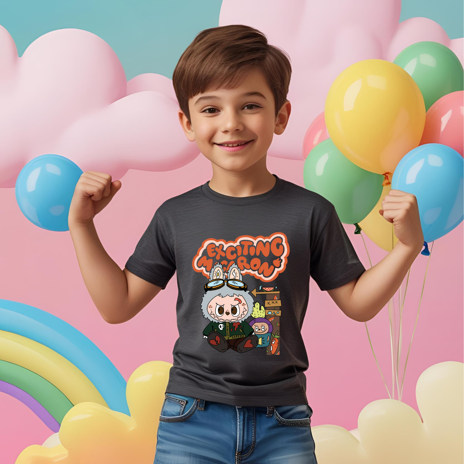 Boy's Labubu Print T-shirts