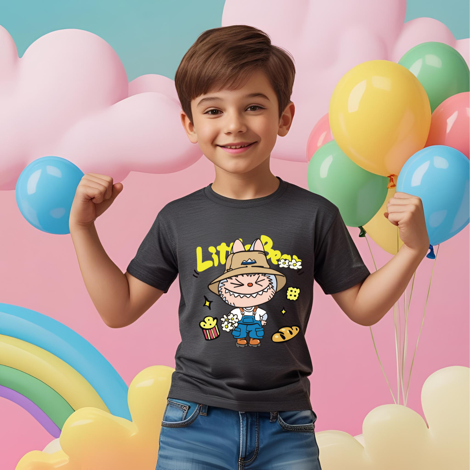 Boy's Labubu Print T-shirt