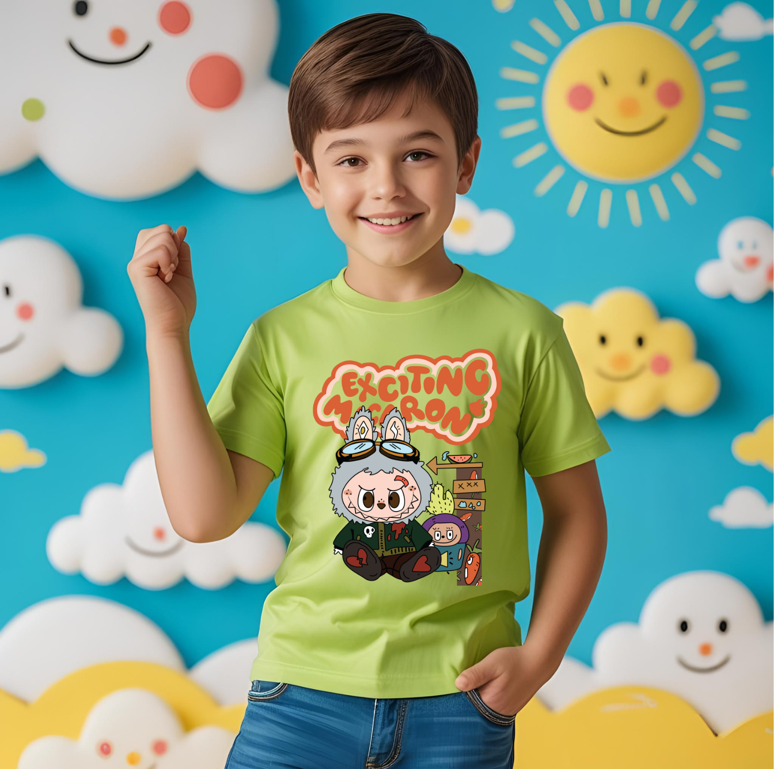 Boy's Labubu Print T-shirts