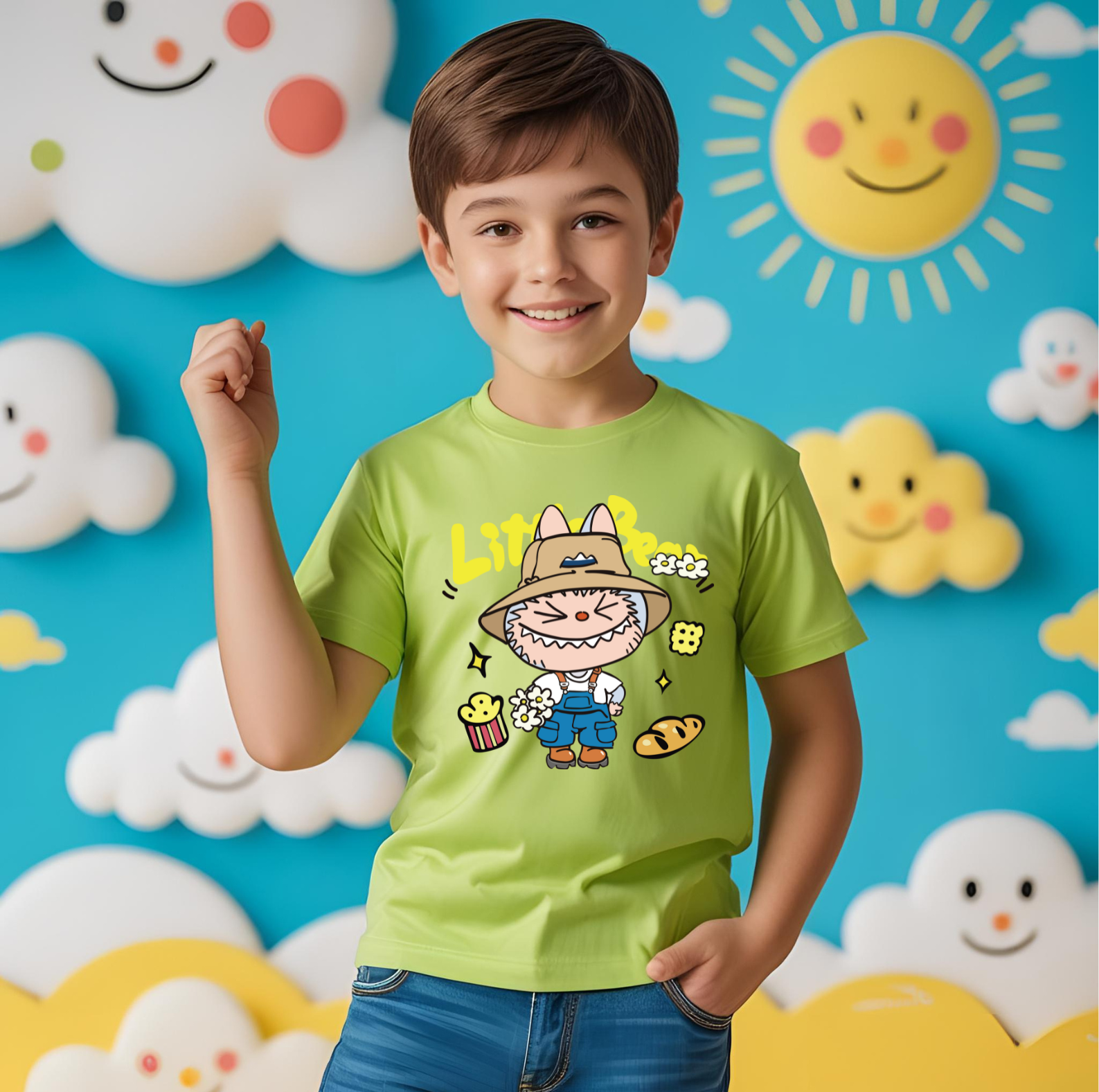 Boy's Labubu Print T-shirt