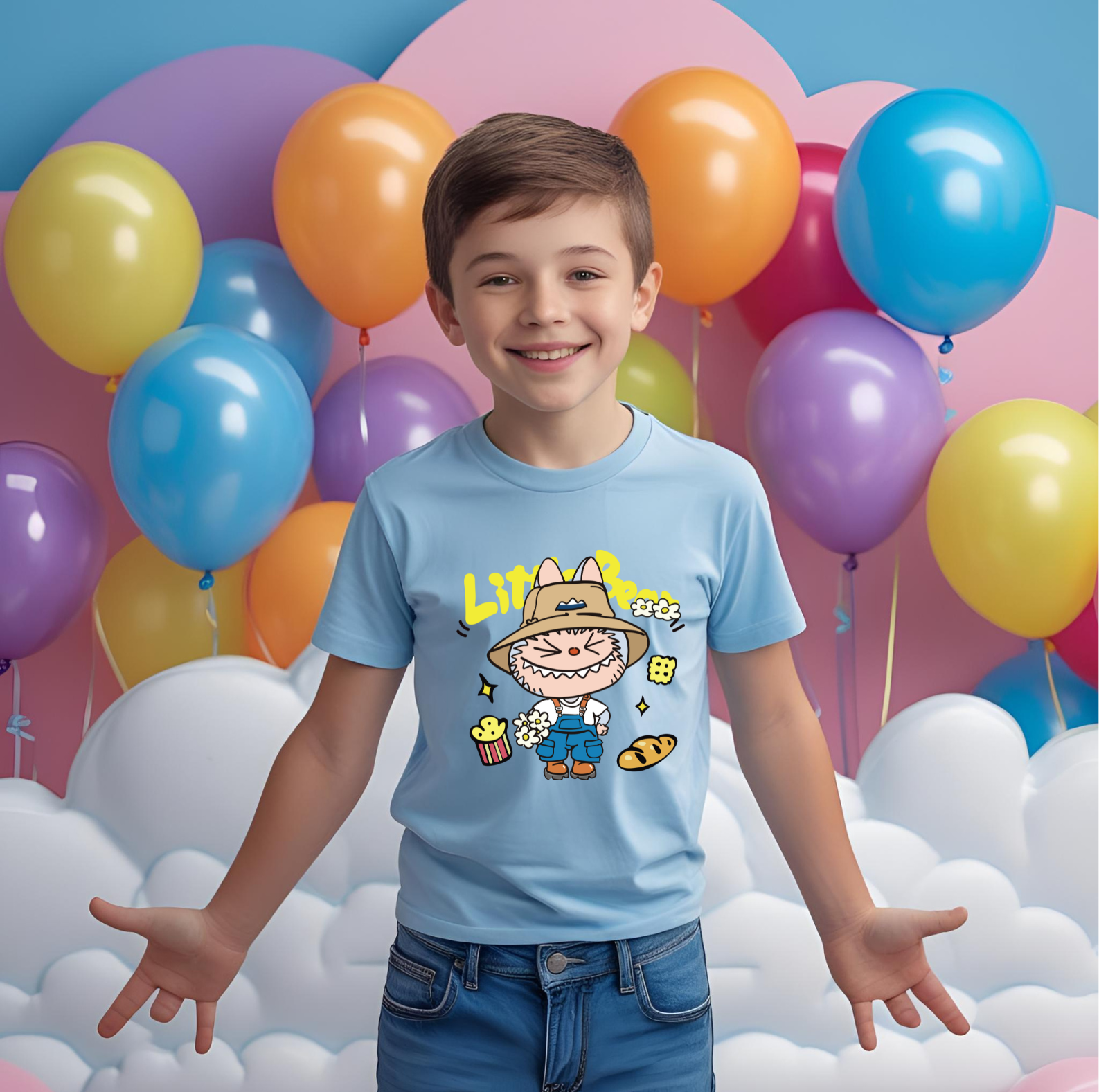Boy's Labubu Print T-shirt